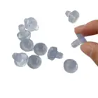 20 шт.лот M6 прозрачная зернистая фурнитура, пробка для трубы, резиновые аксессуары, пластиковое отверстие