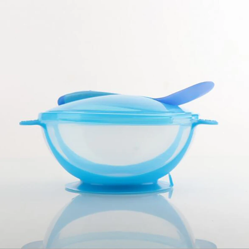 Всасывающая чаша для кормления младенцев ложка столовая посуда с датчиком
