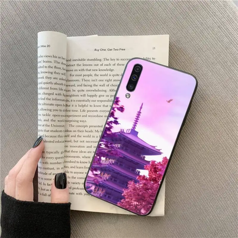 

Paradise Japanese Aesthetic text Phone Case For Samsung galaxy S 9 10 20 A 10 21 30 31 40 50 51 71 s note 20 j 4 2018 plus