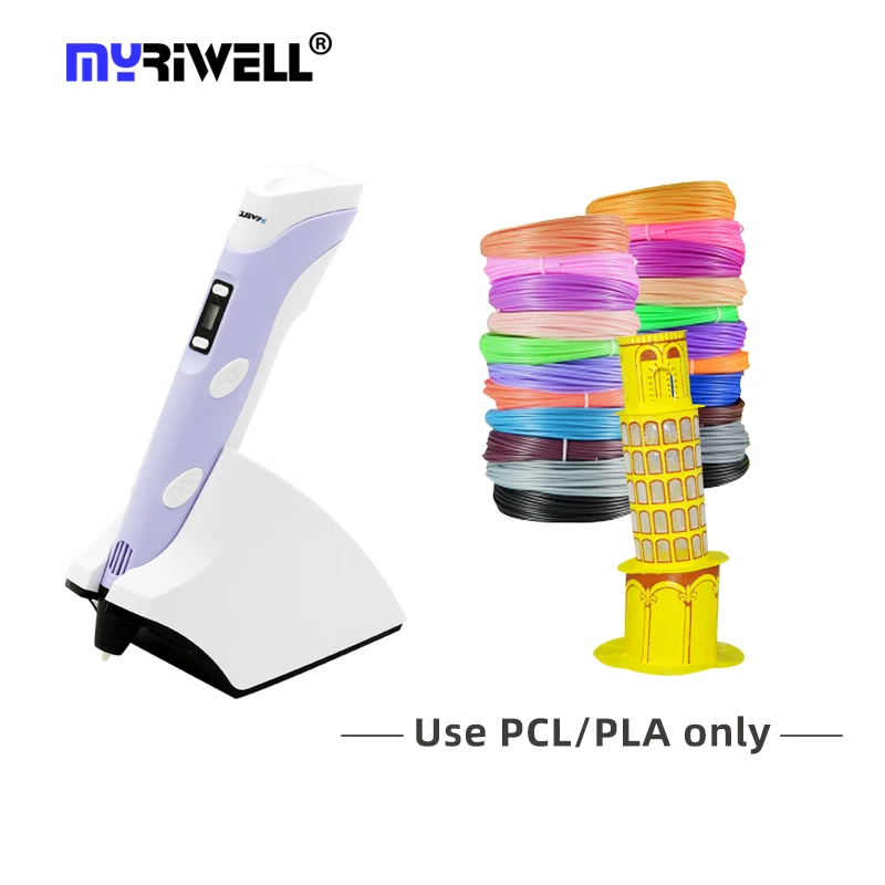 3d-ручка Myriwell для взрослых и профессионального дизайна Беспроводная зарядка