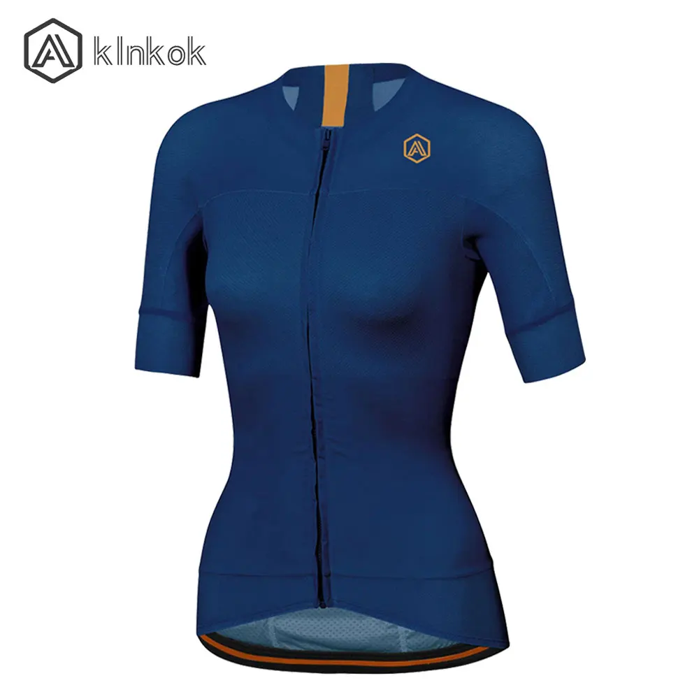 Женская велосипедная футболка с короткими рукавами и карманами эластичная