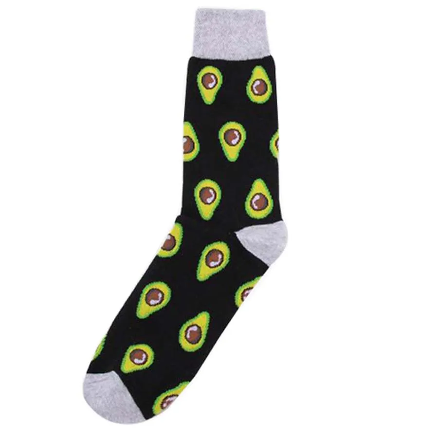 Зимние новые мужские носки забавные хип хоп Харадзюку смешная еда Пицца кактус