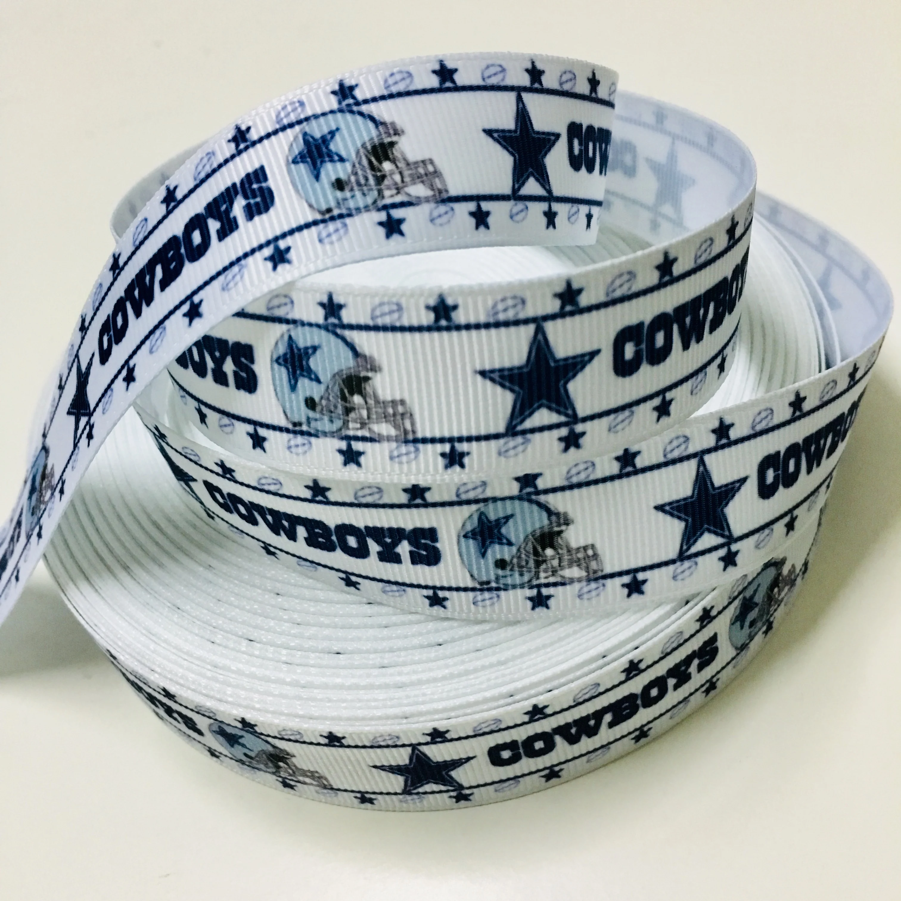 50 ярдов 7/8 "1" 1 5 "22 мм 25 38 Спортивная команда печатных grosgrain ленты для