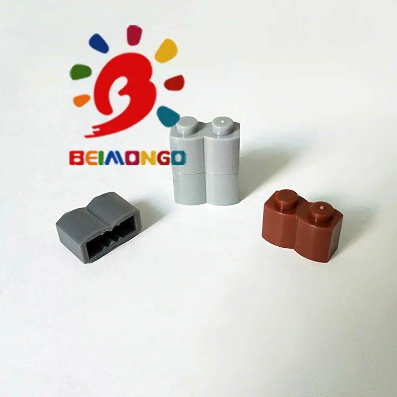 Бесплатная доставка! строительные блоки BEIMONGO кирпич 30136*1x2*100 шт Edu &