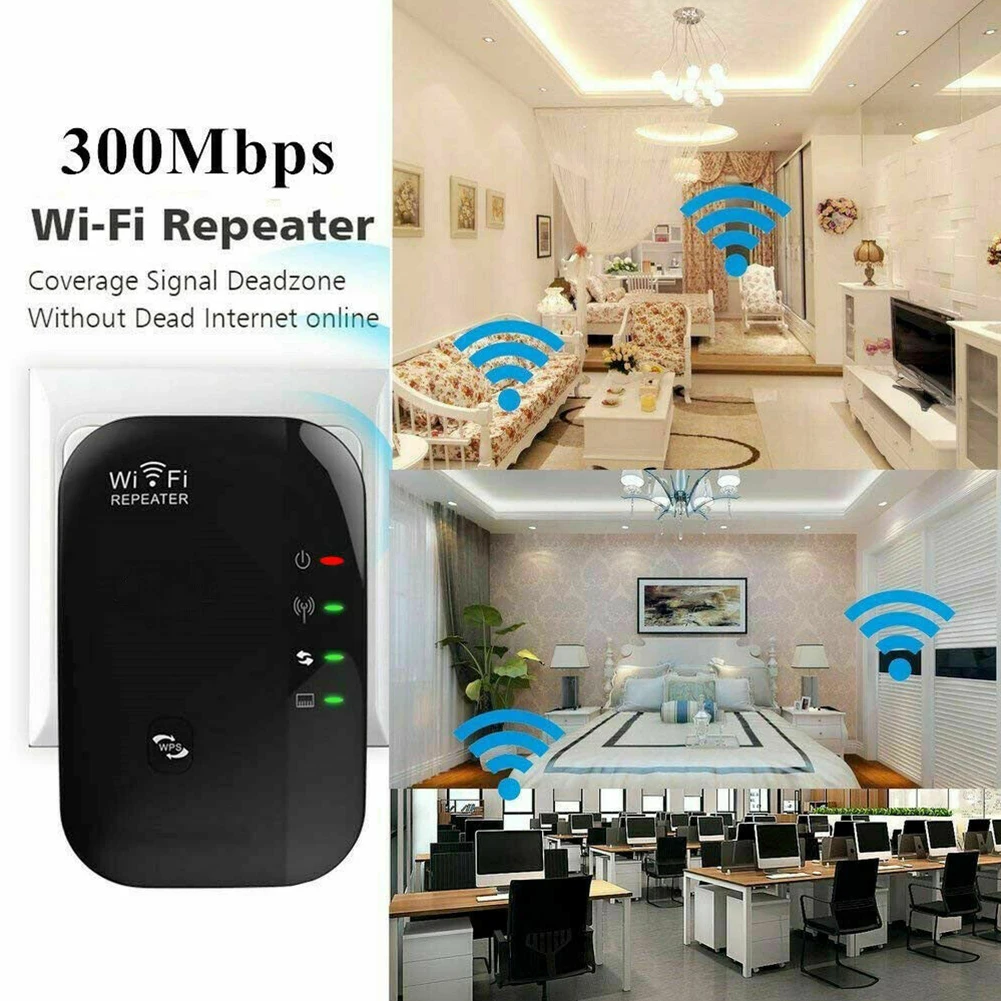 Office Internet Amplifier Mini High Speed Plug Reliable Signal Booster Range Extender Wireless WIFI Repeater Ethernet Port Home
