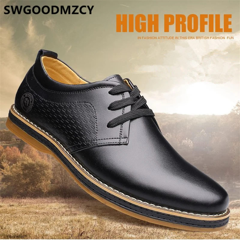 Мужская обувь из натуральной кожи Обувь для вождения Повседневная Лидер продаж