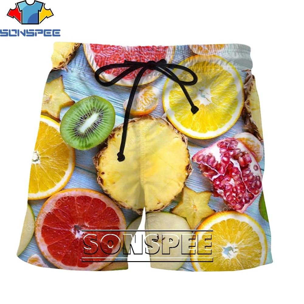 

SONSPEE Horse Fashion Funny 3D print Men Beach Shorts Summer Men's Fashion Casual Swimming Board Shorts Drop Shipping