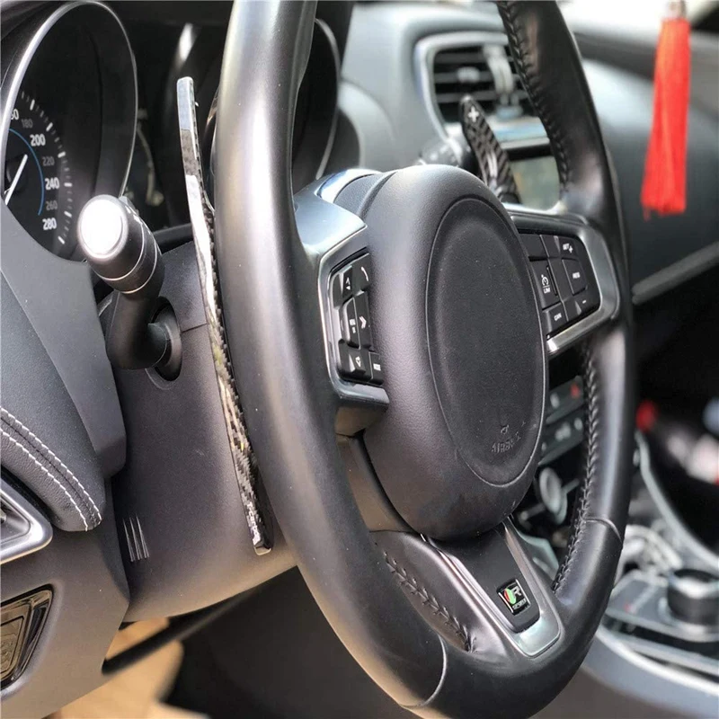 Рулевое колесо из углеродного волокна переключатель передач весло для Land Rover