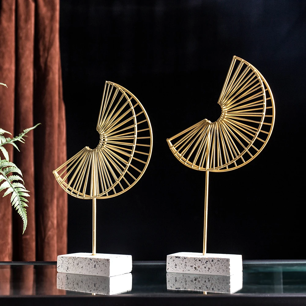 

Скандинавская металлическая модель кленового листа, абстрактная скульптура, аксессуары для украшения дома, Современная железная статуя дл...