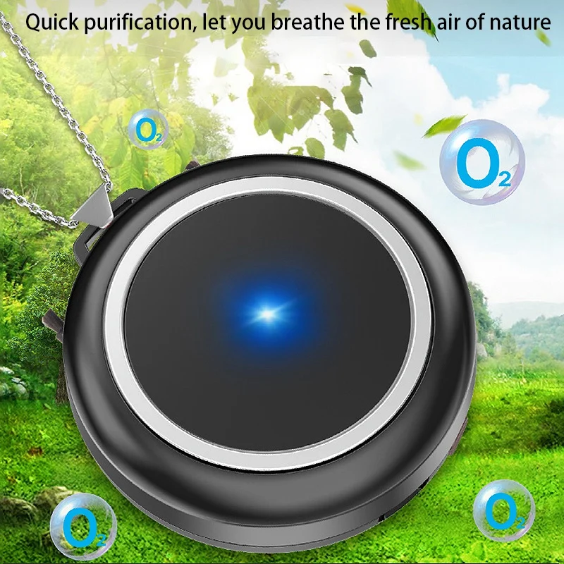 

Air Purifier Hanging Neck USB Purified Air No Radiation Mute For Adults and Children