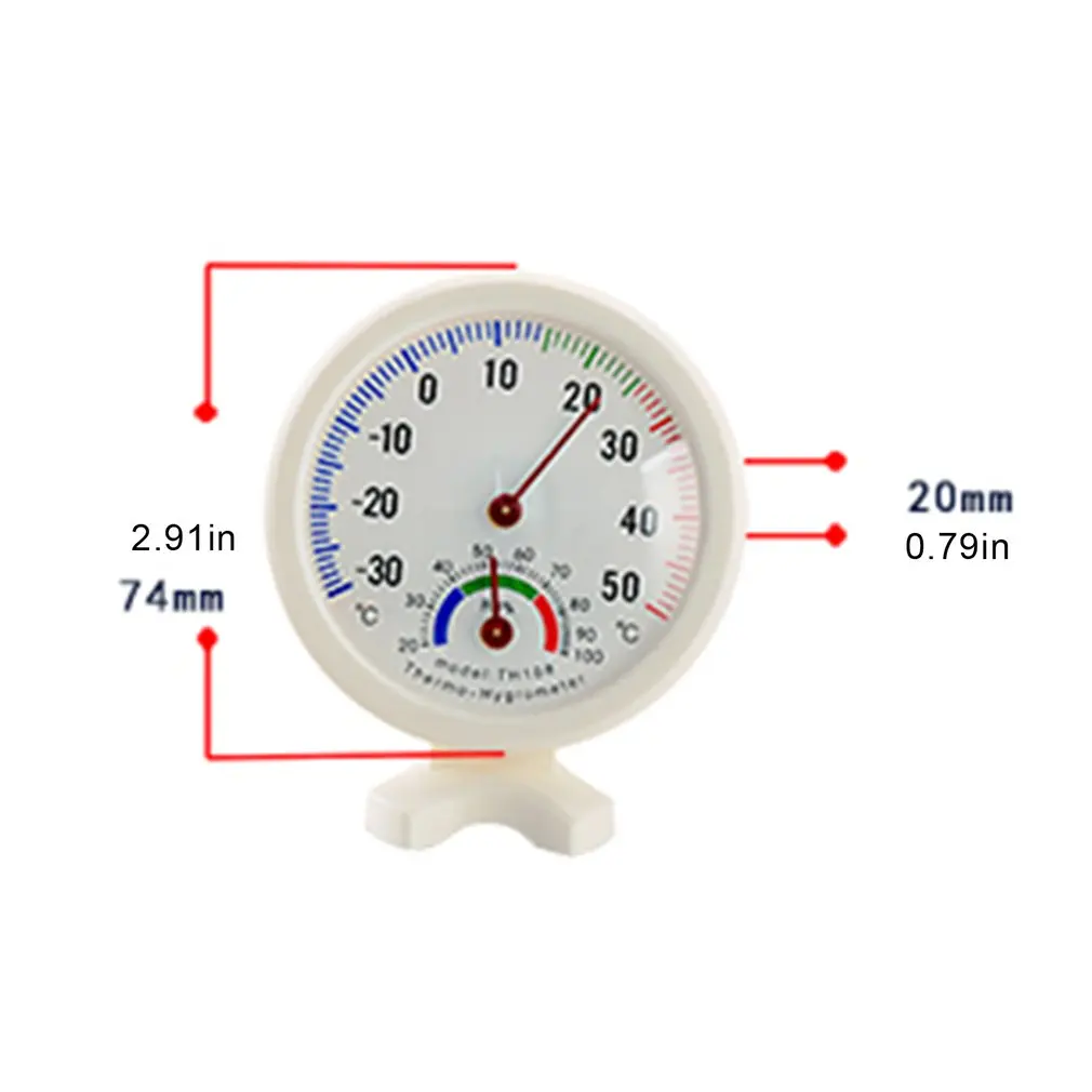 

Refrigerator Hygrometer Pointer Thermometer For Household Use Round Mini Hygrometer Temperature And Humidity