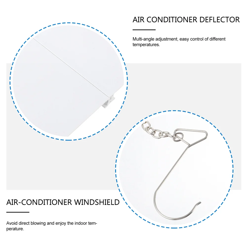 

1pc Anti Direct Blowing Air Conditioner Wind Deflector Windshield Accessory