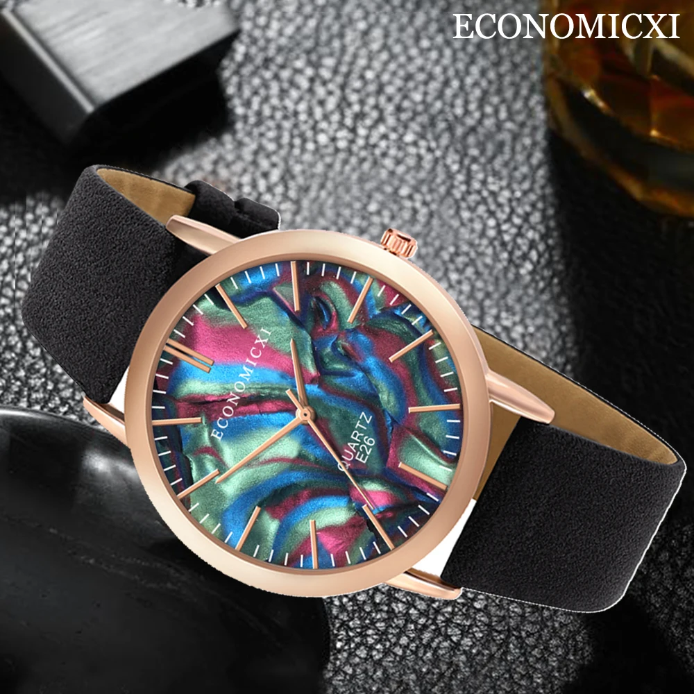 Часы женские кварцевые с кожаным ремешком брендовые Роскошные модные наручные