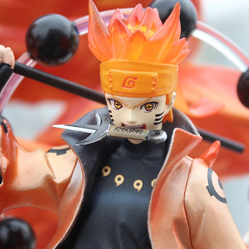 

Action Figure Anime Kyuubi Gk Statue Narudo and Kurama 2pcs/set Pvc Collection Model Figure Toys