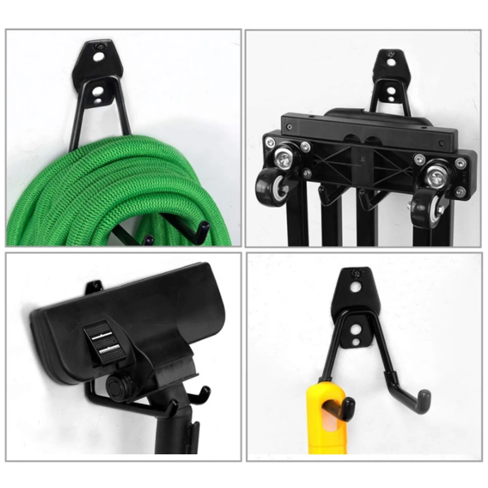 Настенный сверхпрочный крючок с винтами органайзер железные 2 вешалки прочная