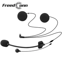freedconn motorcycle intercom accessories newold 85 pin hard soft 2 in1 mic earphone for tcom scvb fdc 01vb colo t max t rex