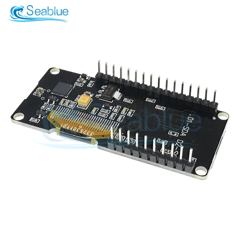 For Wemos NodeMCU ESP8266 ESP-12F 0.96 inch OLED Display WIFI Module Wireless CP2102 Development Board Micro USB Entrance | Инструменты