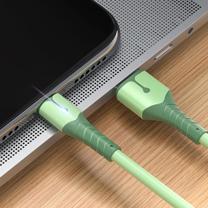 

Skeypaik High Quality USB C Cable For Xiaomi Redmi Note 10 Huawei P40 Pro Type C Silicone 3A Fast Charging Mobile Phone Cord