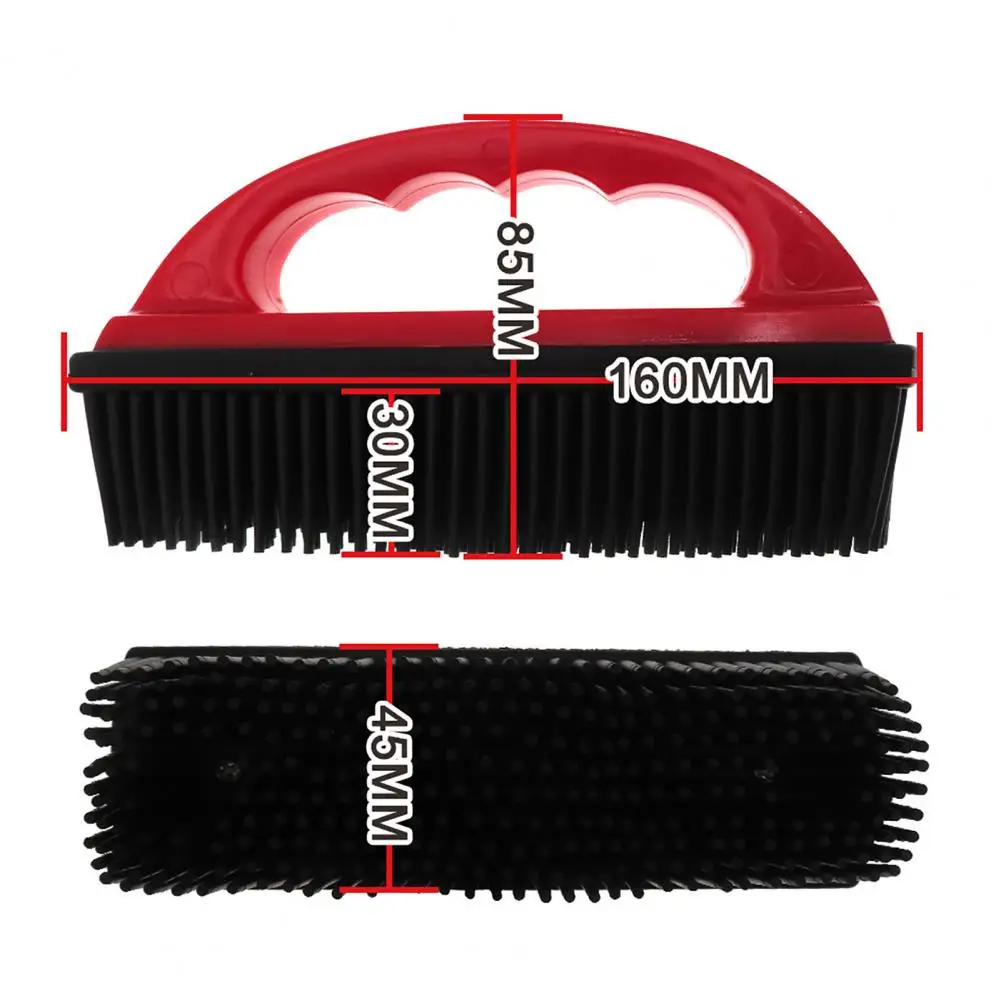 

1Pcs Cleaning Brush Eco-friendly Ergonomics Handle ABS Washing Dog Cat Rubber Brush Hair Removal Brush Pet Bath Massage Brush