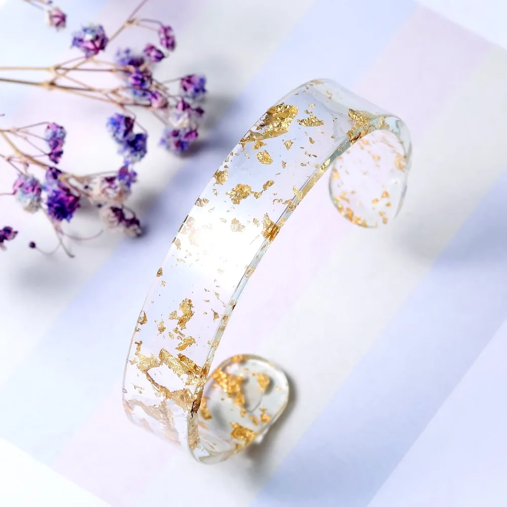 Эксклюзивный дизайн богемный акриловый браслет 2021 модные полупрозрачные