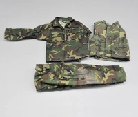 hot sales 16th modern special forces army jungle forest camouflage combat suit doll accessories