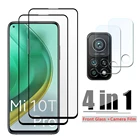 Защитное стекло 4 в 1 для Xiaomi Mi 10 T Pro 10 T 11 Lite 5G NE 10i Mi10 9T Pro CC9 C, защитная пленка для экрана камеры Mi10t, стекло