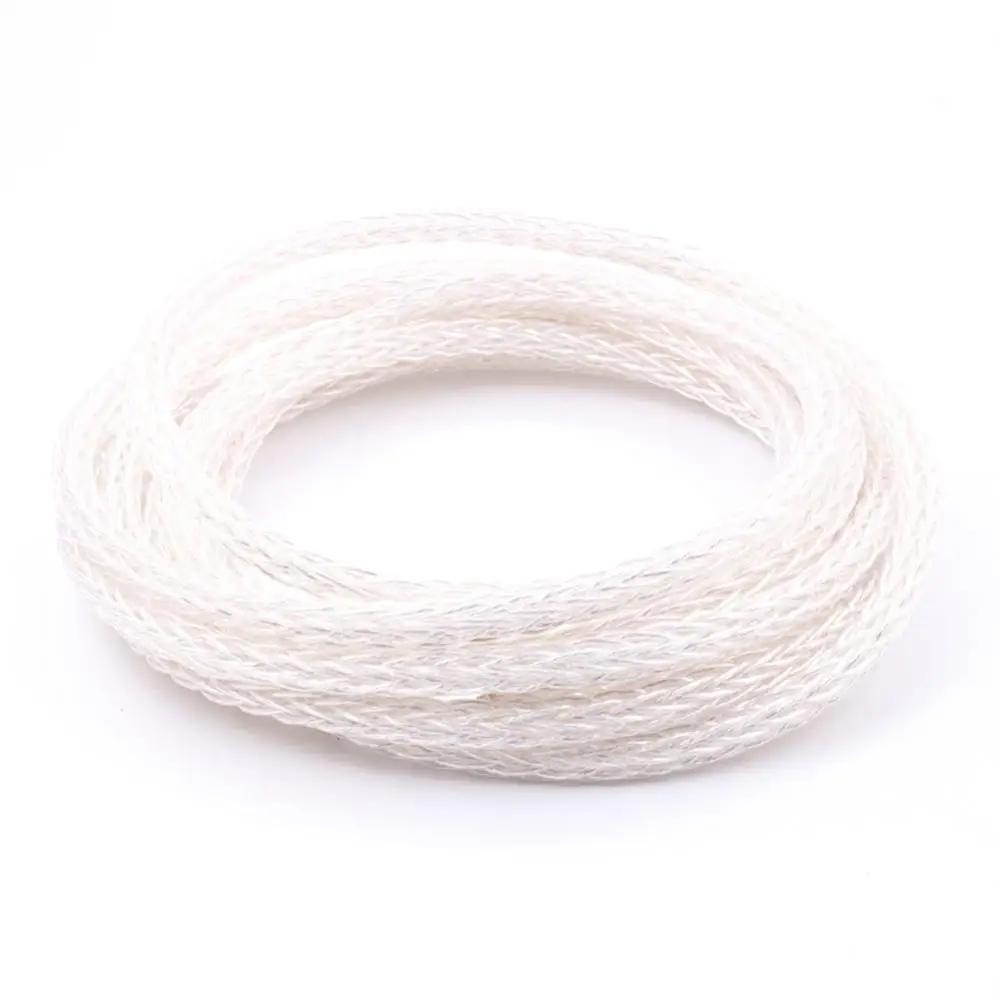 Thouliess 1/4 6.35mm Male to 4.4mm Balanced Female 7N OCC Silver Plated Audio Adapter Cable | Protective Sleeve