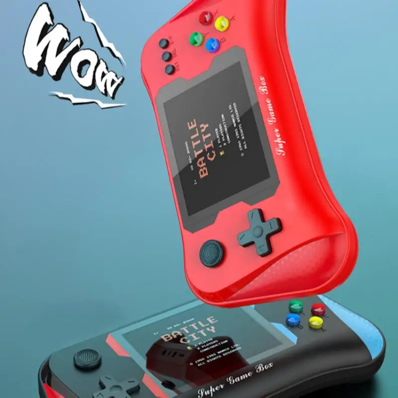 

Портативная мини консоль для видеоигр в стиле ретро, 8-битная игровая консоль с цветным ЖК-дисплеем 3,5 дюйма для детей, игровая консоль со вст...