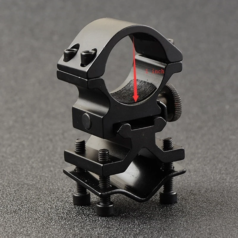 Aluminum Rifle Shotguns Barrel Picatinny Weaver Adapter For 1 Inch 25.4mm Ring M1673 Scope Mount | Спорт и развлечения