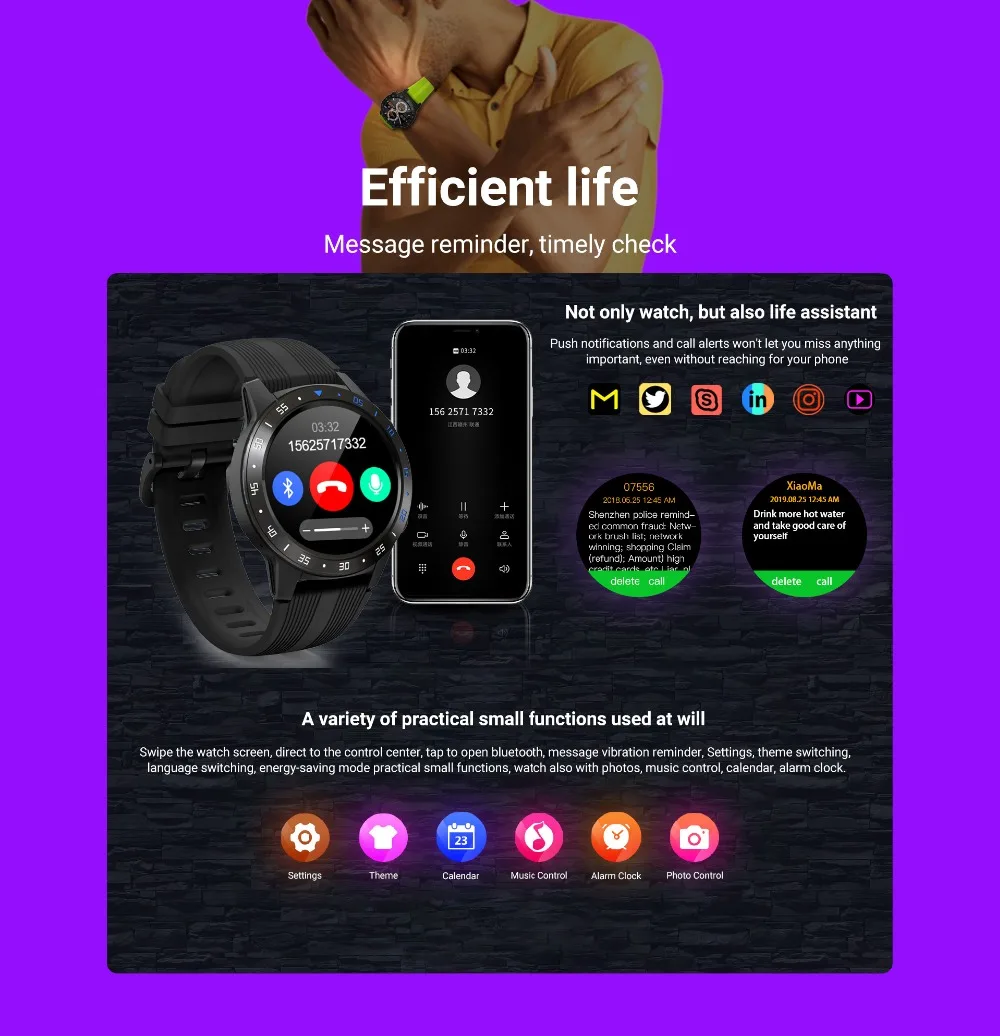 Умные часы LEMFO M5 с поддержкой SIM и Bluetooth, с функцией телефонного звонка, gps, умные часы для мужчин и женщин, IP67, водонепроницаемые часы с монитором сердечного ритма