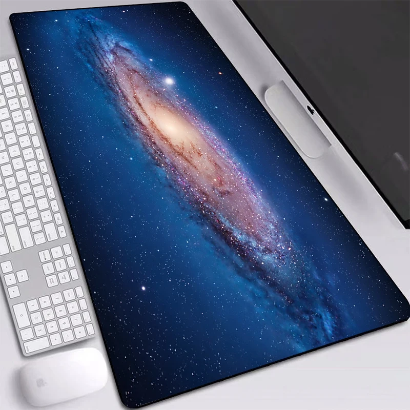 Большой коврик для мыши 700x40/900x400 мм, космические обои Galaxy HD, Настольный коврик, компьютерные аксессуары, коврик для мыши, игровой коврик для мыши - изображение