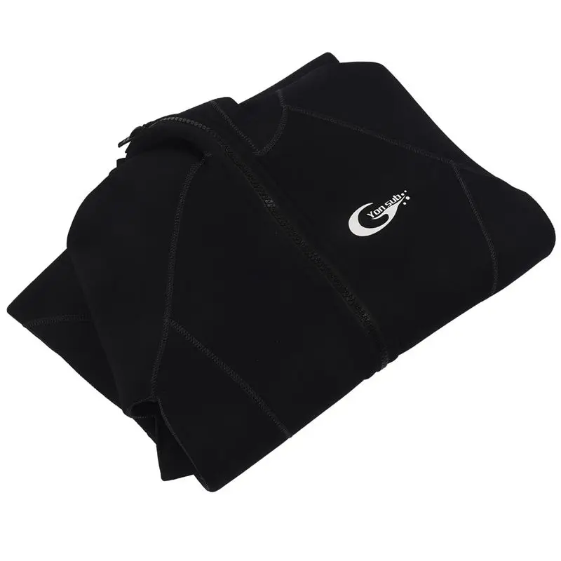 

Yon Sub 5mm Winter Warm Neoprene Scuba Diving Wetsuit 5mm Men Hood Surfing Front Zipper Snorkeling Spearfishing Diving Suit