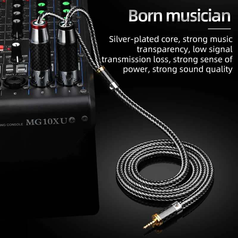 Кабель Hifi 2 5 мм TRRS на 2XLR высококачественный посеребренный кабель OCC для Astell &amp Kern