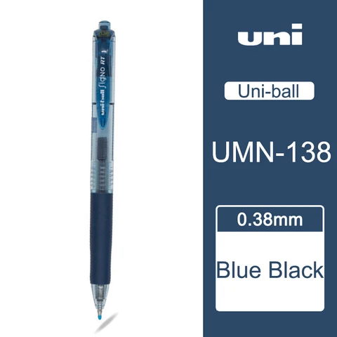Гелевая ручка Mitsubishi Uni-ball Signo RT, 1 шт., выдвижная гелевая ручка, ультратонкая UMN-138, сделано в Японии