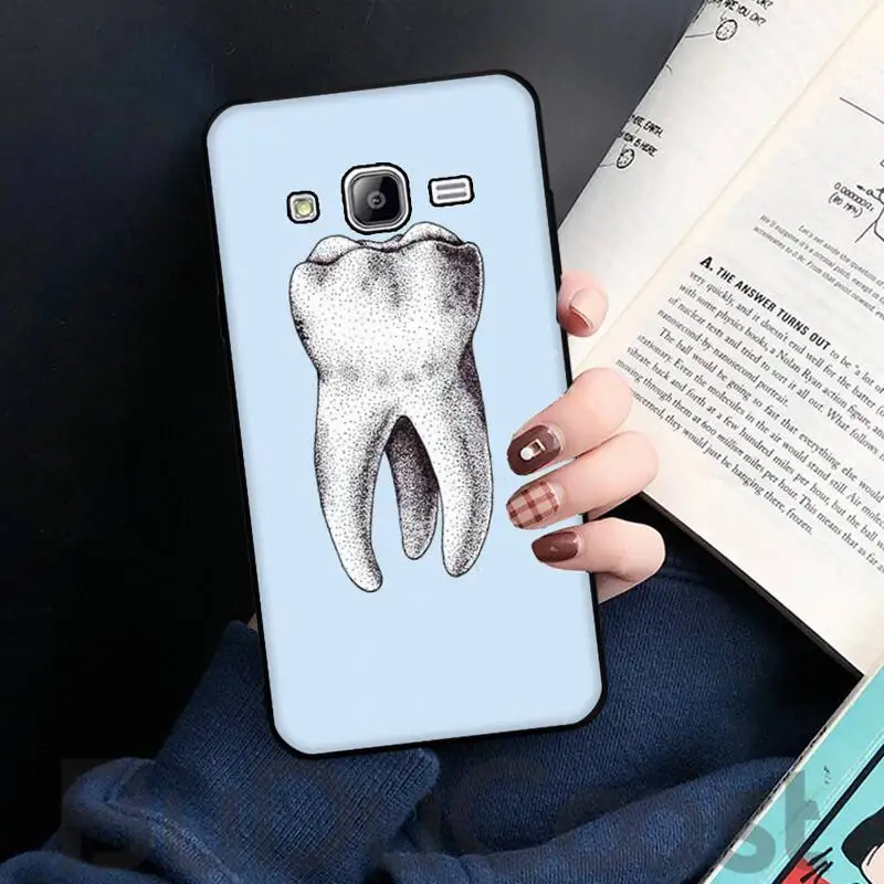 

Riccu The dentist tooth Phone Case For Samsung J2 4 5 6 7 8 Prime Pro Plus Duo Neo J415 2016 8 9 J600 737 730
