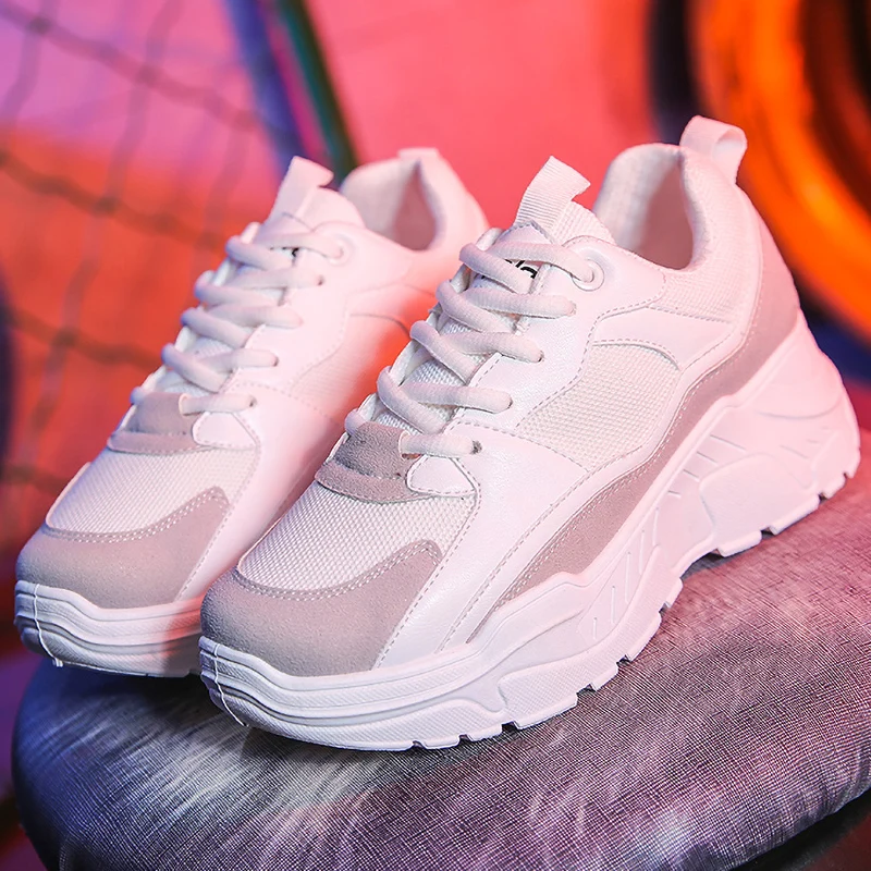 

Women Sneakers Fashion Woman Shoes Platform Chunky Sneakers Women Vulcanize Shoes Krasovki Causal Shoes Women Chaussure Femme