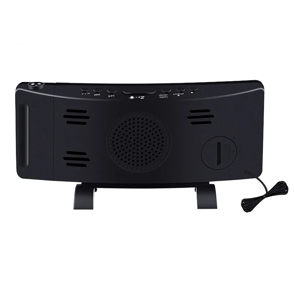 Проекционный будильник цифровые часы FM USB двойные сигналы переключение 3 цвета |