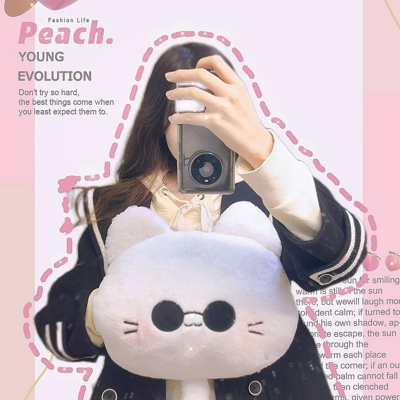 

Аниме Jujutsu Kaisen Gojo Satoru кошка косплей милый плюшевый зимний теплый шарф с защитой от холода белый шейный шарф подушка