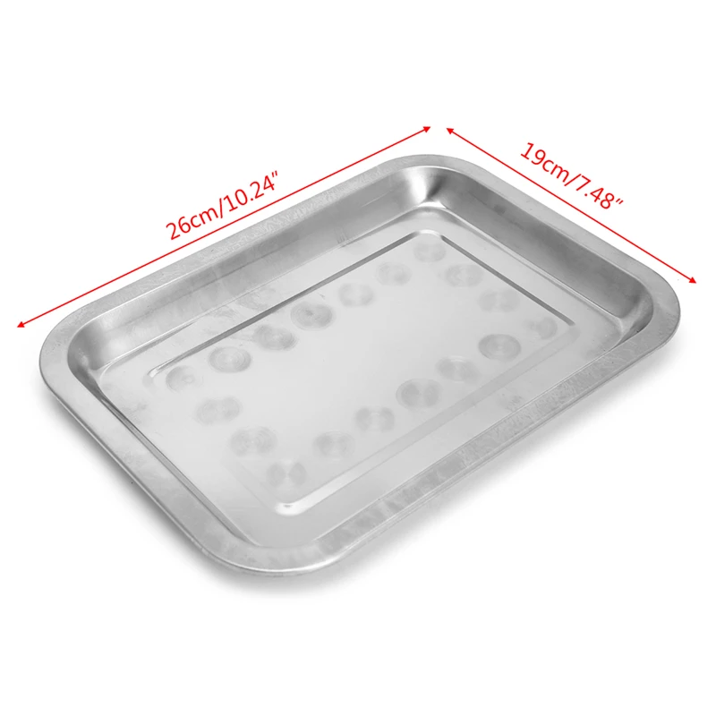 1 шт. прямоугольная пластина из нержавеющей стали барбекю поднос для рыбы на