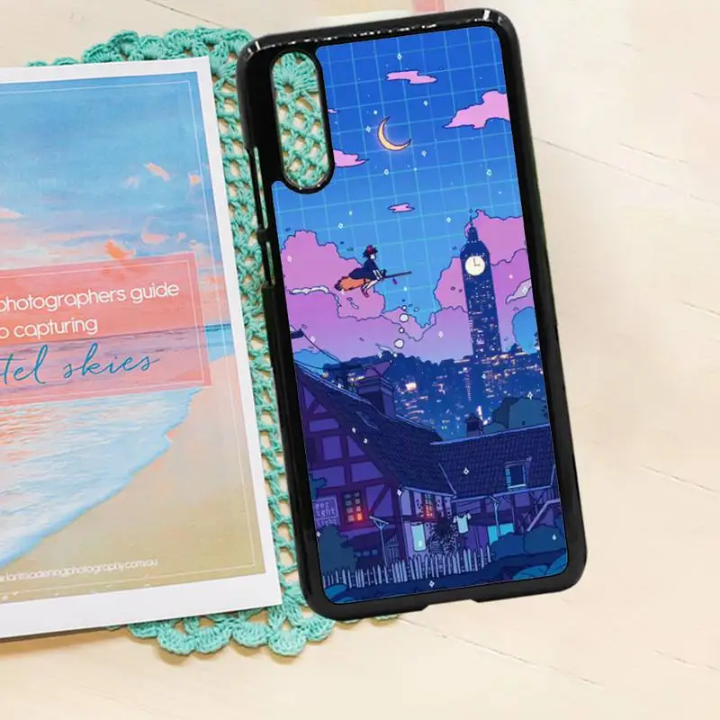 

Japanese Vaporwave Glitch Anime Phone Case PC for iPhone 11 12 pro XS MAX 8 7 6 6S Plus X 5S SE 2020 XR