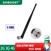 goboost 3g 4g network signal booster indoor whip antenna 628mhz 2700mhz for internet cellular amplifier lte dcs wcdma 1800 2100