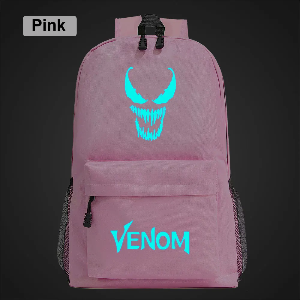 Светящийся Galaxy Venom для мальчиков и девочек, детская школьная сумка, женский рюкзак, подростковые школьные сумки, мужские рюкзаки - Цвет: AL35-16