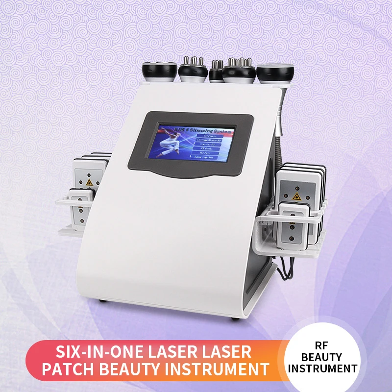 Фото Настольный лазерный аппарат для красоты 6 в 1 40K с отрицательным давлением RF |