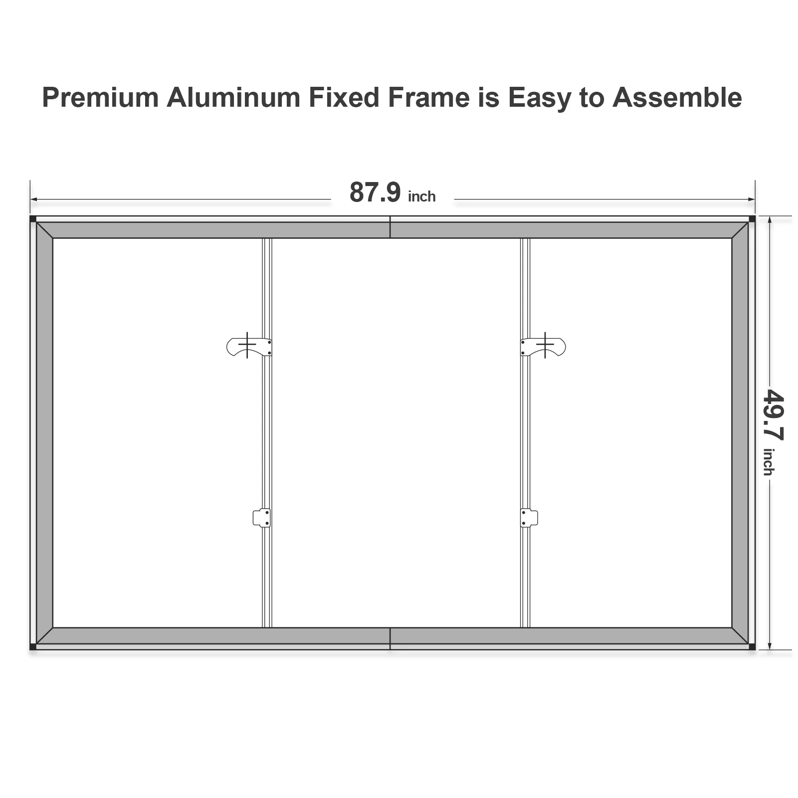 WEMAX PSF01 100 '✖:9 Edge Free Fixed Frame рассеянный свет отклонение ALR проекционный экран