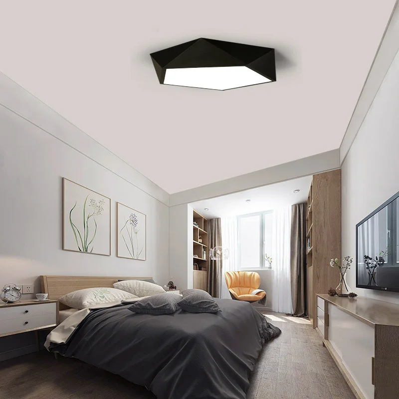 Креативное геометрическое художественное светодиодное освещение потолочная