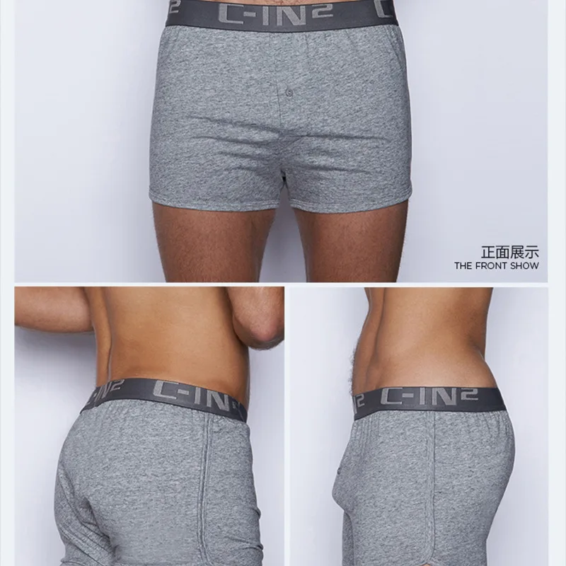 Женские Молодежные трусы-боксеры на пуговицах Модные Классические хлопковые