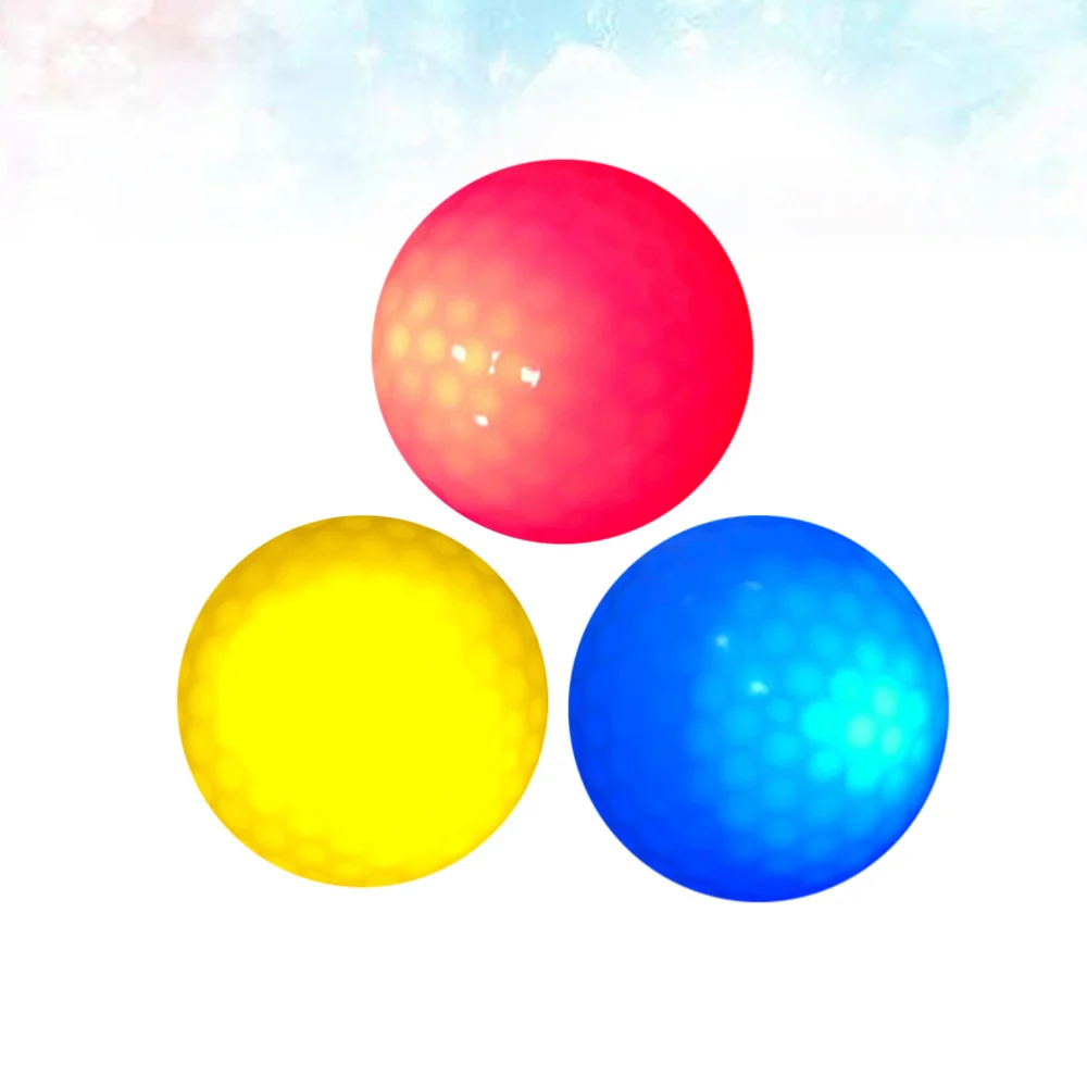 

3pcs LED Light Ultra Bright Color Flashing Electronic Rubber Material Novelty for Night TrainingColor Randomizatio