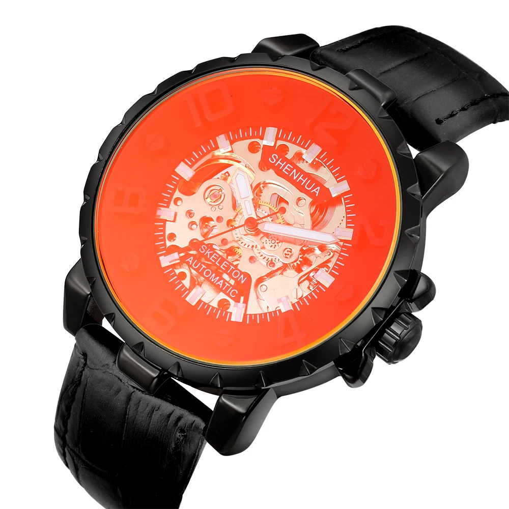 Новинка 2020 мужские наручные часы механические из нержавеющей стали с сетчатым