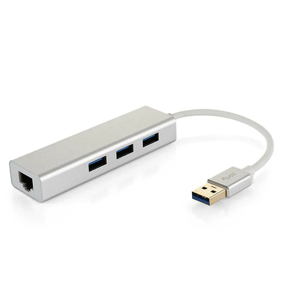 3 порта Usb 0 гигабит Ethernet Lan Rj45 сетевой адаптер концентратор до 1000 Мбит/с для Mac Pc
