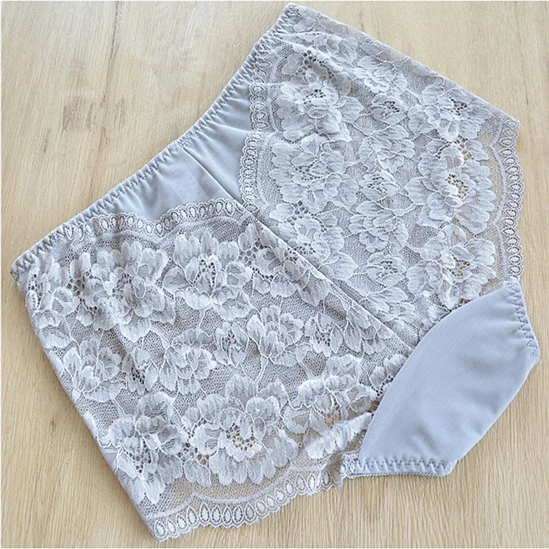 Женские трусики FL с высокой талией Роскошные вышивкой на ягодицах бесшовное